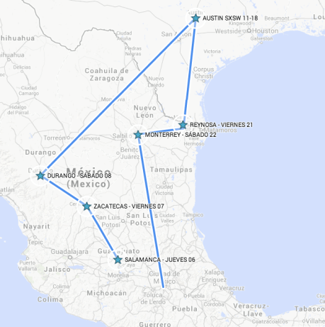 Joliette rumbo a SXSW